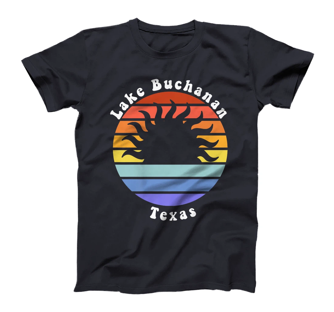 Lake Buchanan Texas TX Sunrise and Sunset Souvenir Vacation Premium T-Shirt