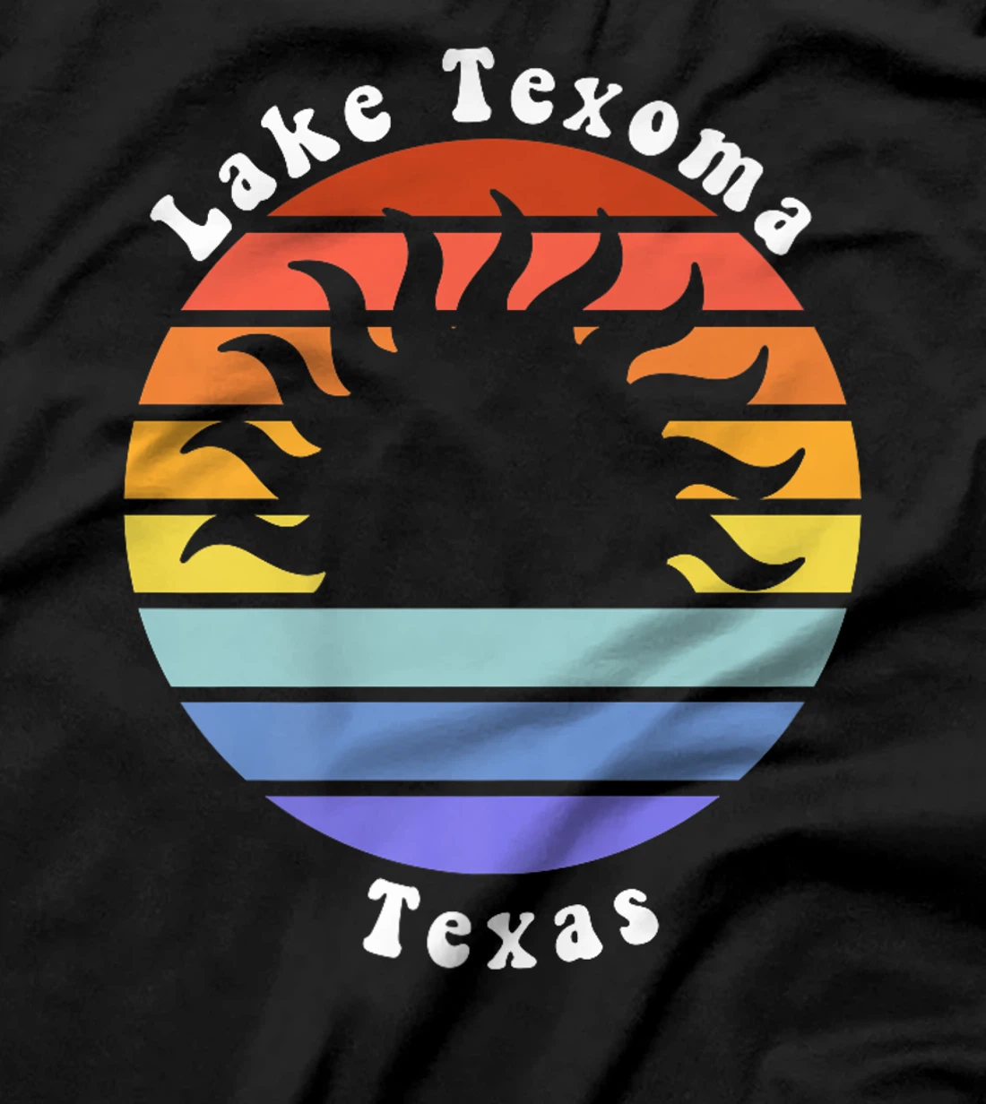 Lake Texoma Texas TX Sunrise and Sunset Souvenir Vacation Premium T-Shirt