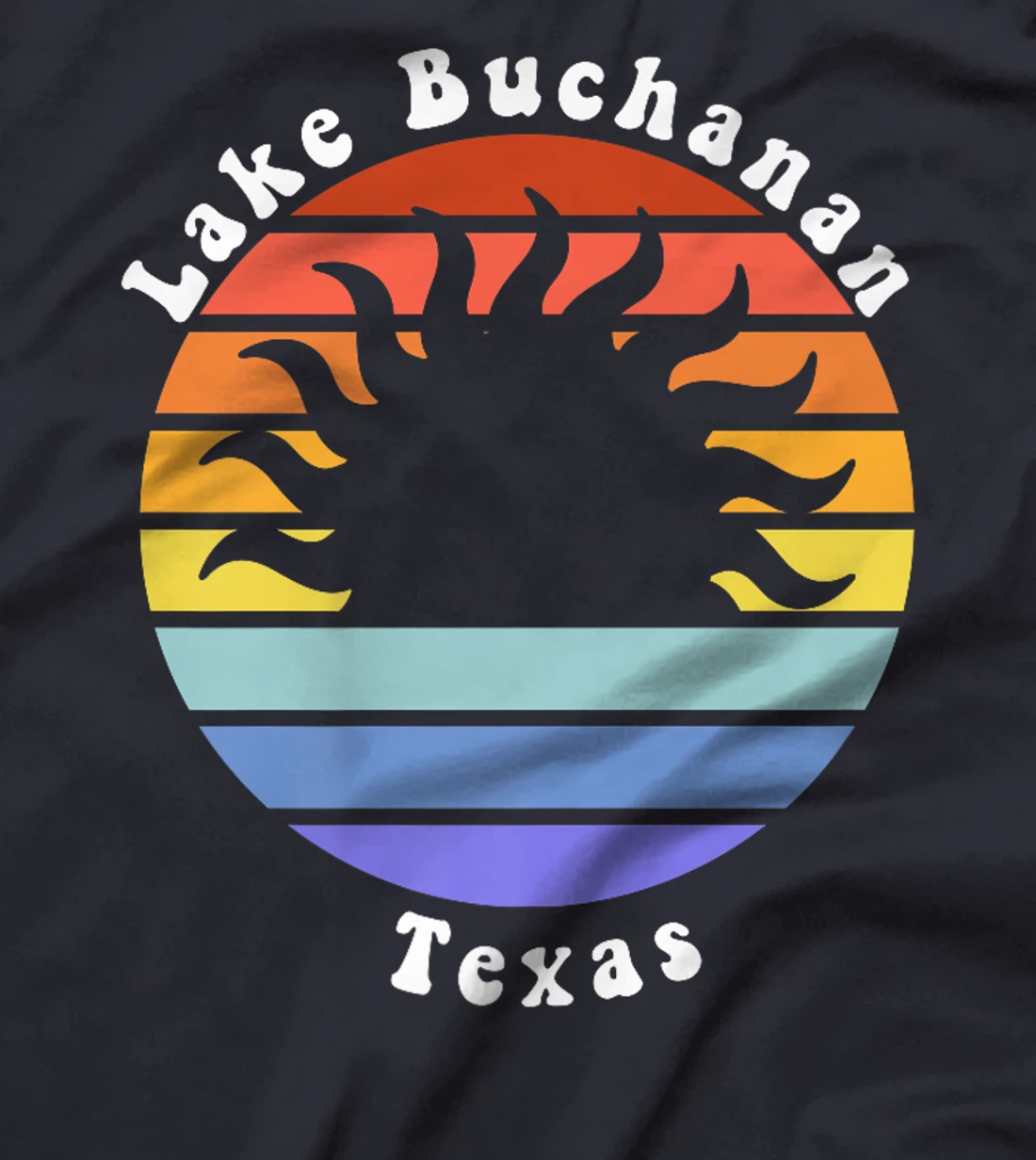 Lake Buchanan Texas TX Sunrise and Sunset Souvenir Vacation Premium T-Shirt