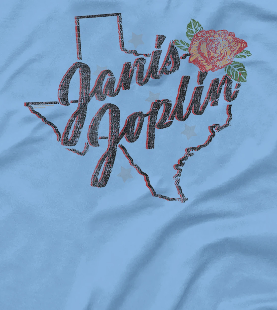 Janis Joplin Texas Rose T-Shirt