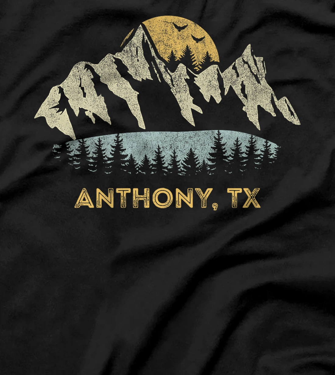 Anthony Texas Mountain Sunset Sunrise TX Premium T-Shirt