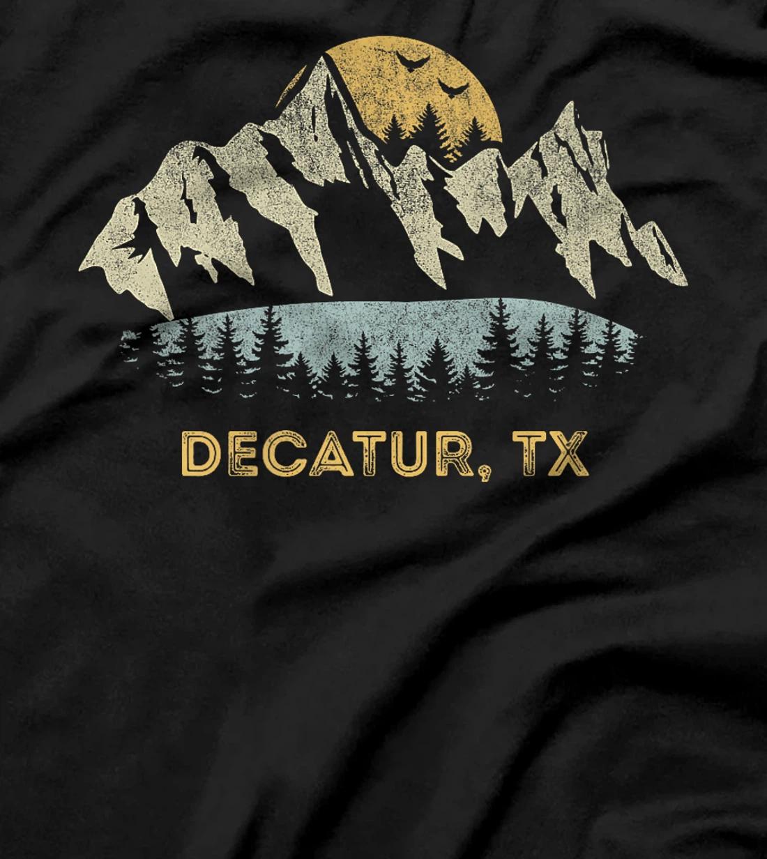 Decatur Texas Mountain Sunset Sunrise TX Premium T-Shirt