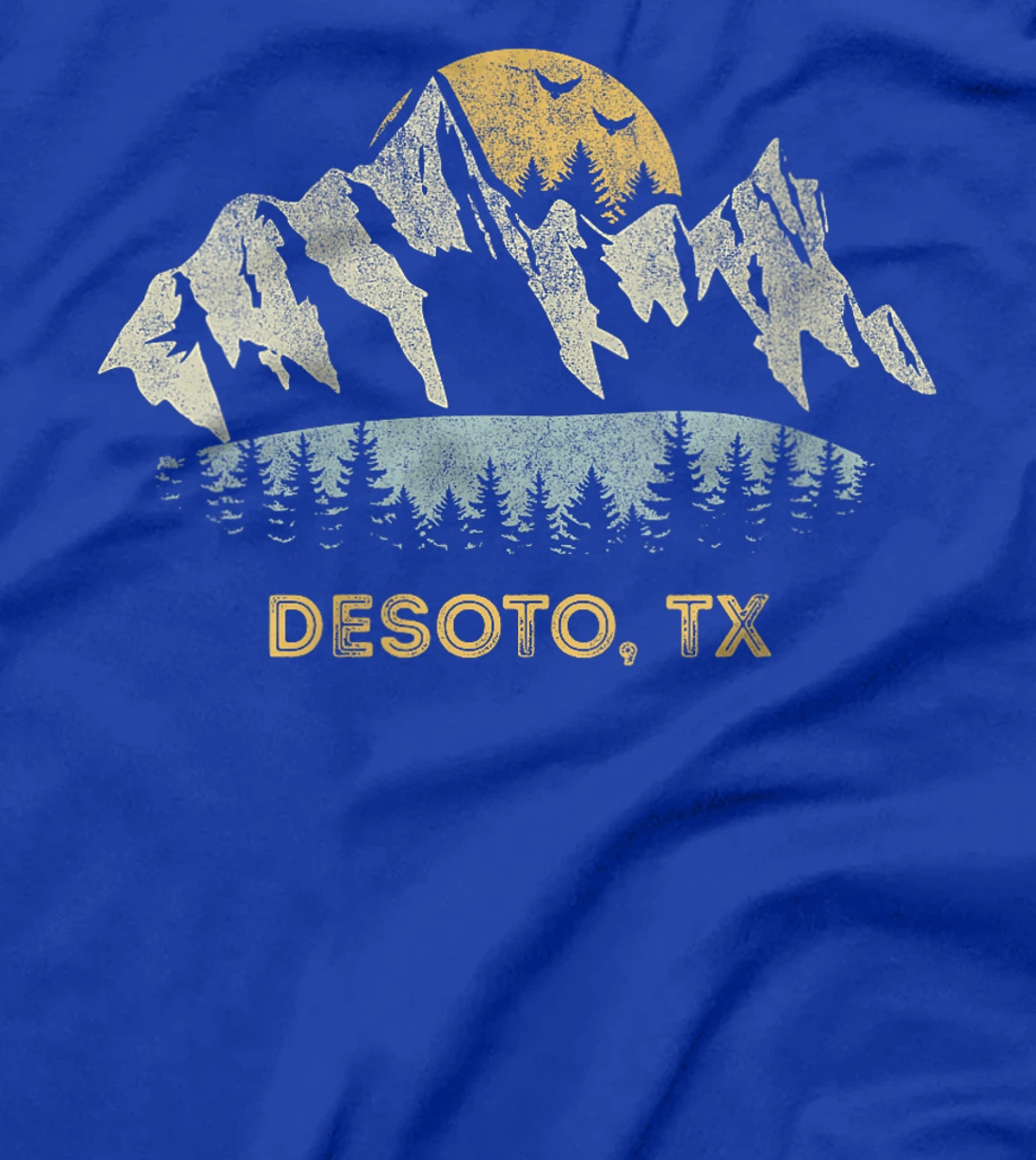 Womens Desoto Texas Mountain Sunset Sunrise TX T-Shirt