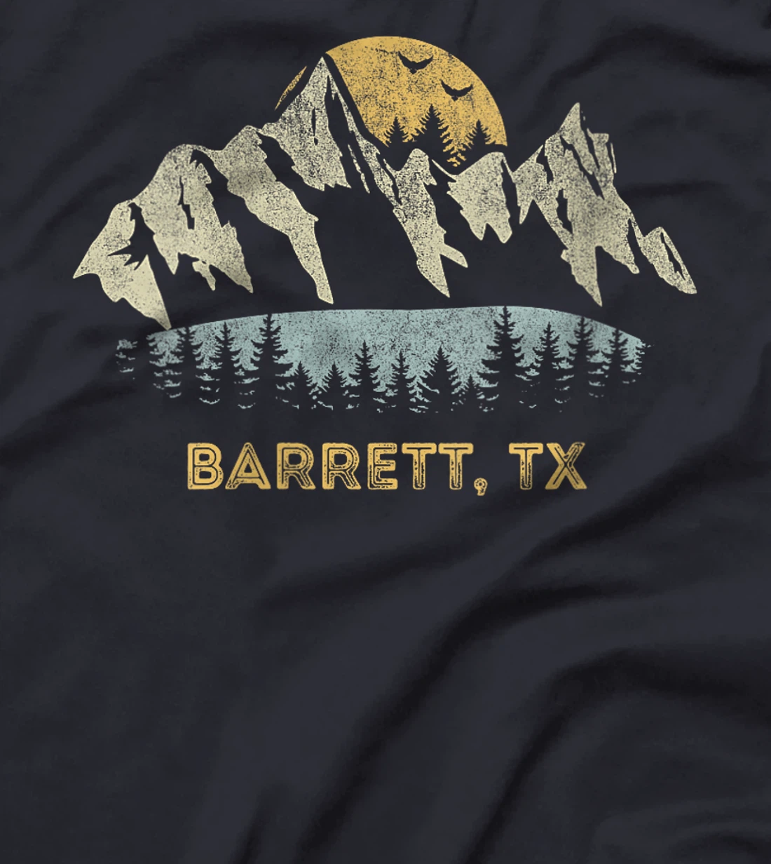 Womens Barrett Texas Mountain Sunset Sunrise TX T-Shirt