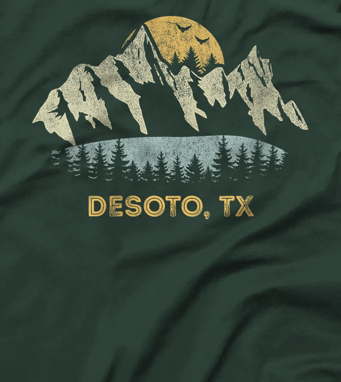 Womens Desoto Texas Mountain Sunset Sunrise TX T-Shirt