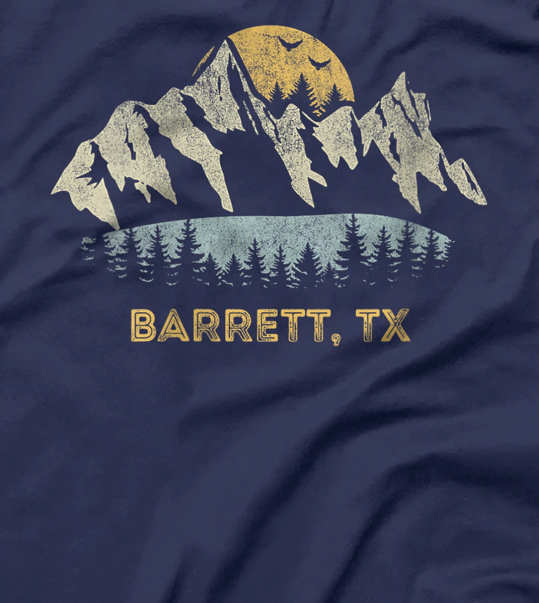 Womens Barrett Texas Mountain Sunset Sunrise TX T-Shirt