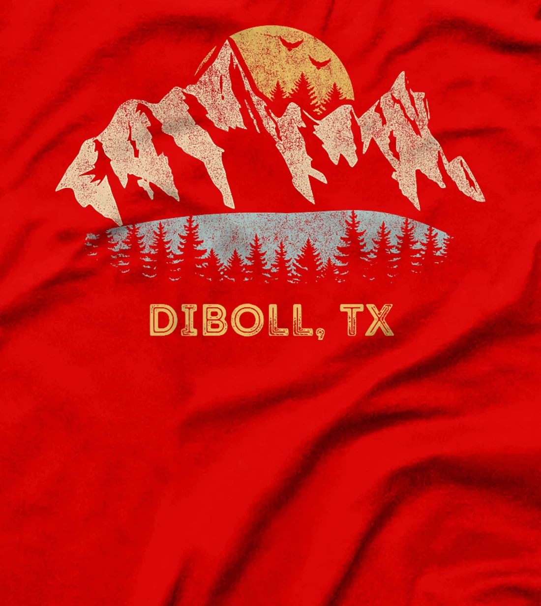 Diboll Texas Mountain Sunset Sunrise TX Premium T-Shirt