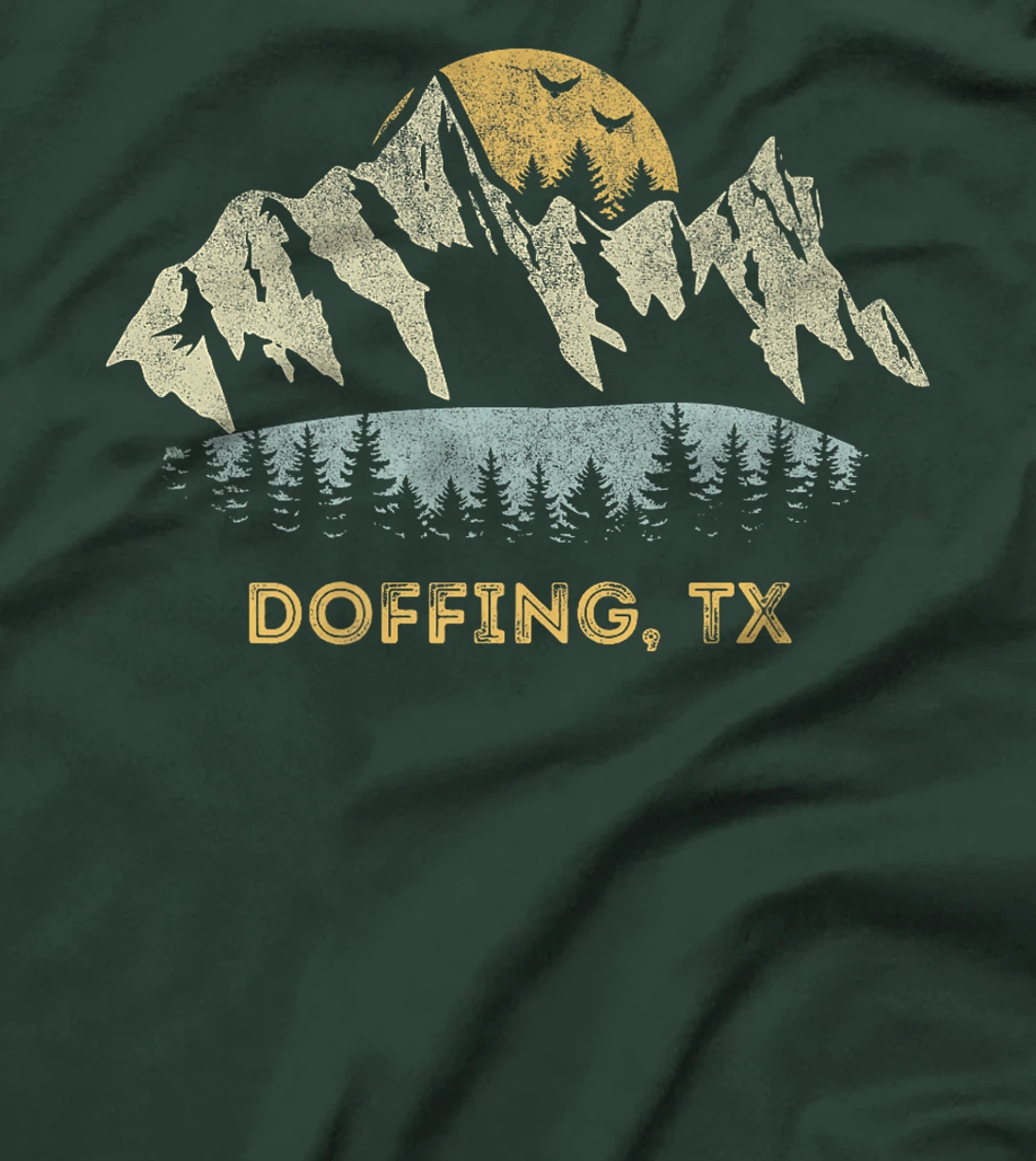 Doffing Texas Mountain Sunset Sunrise TX Premium T-Shirt
