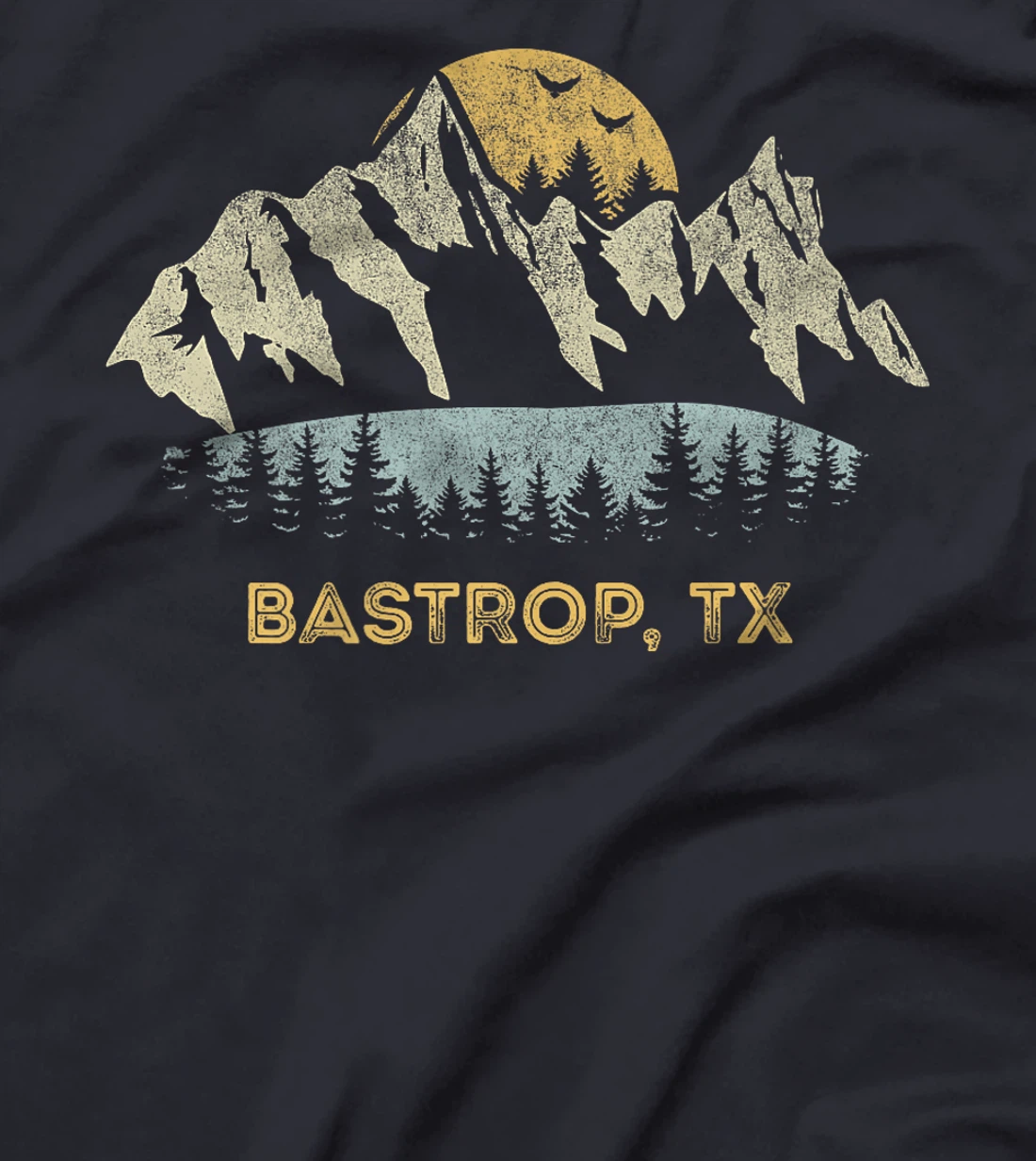Bastrop Texas Mountain Sunset Sunrise TX Premium T-Shirt