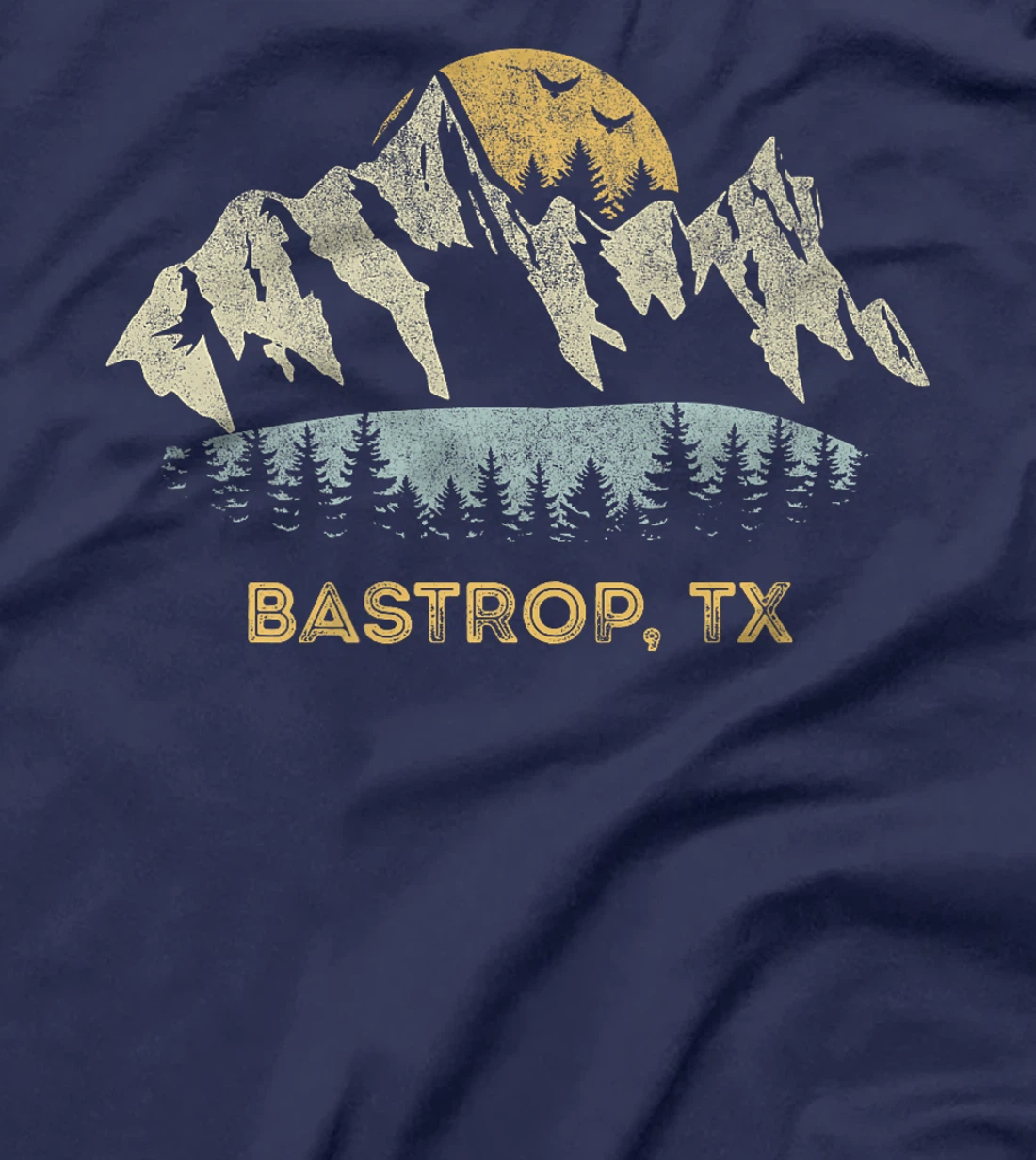 Bastrop Texas Mountain Sunset Sunrise TX Premium T-Shirt