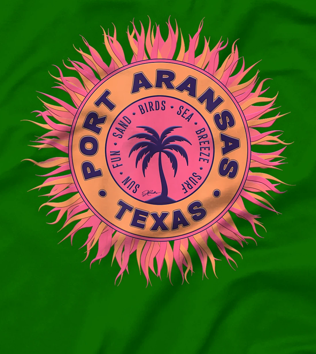 Womens JCombs: Port Aransas, Texas T-Shirt