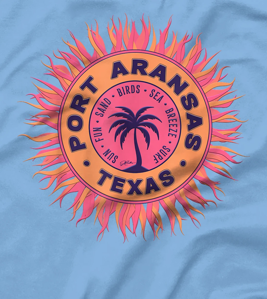 Womens JCombs: Port Aransas, Texas T-Shirt