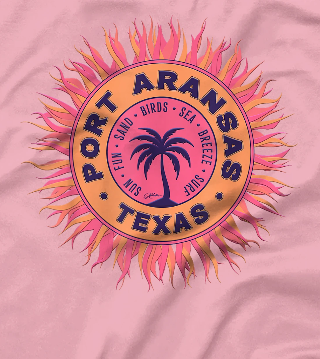 Womens JCombs: Port Aransas, Texas T-Shirt