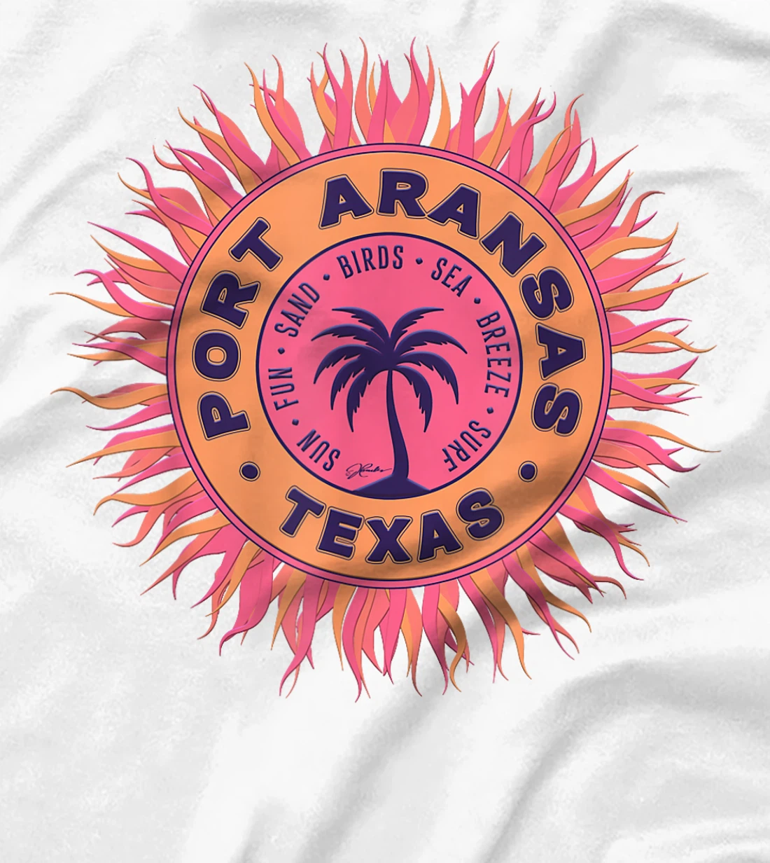 Womens JCombs: Port Aransas, Texas T-Shirt