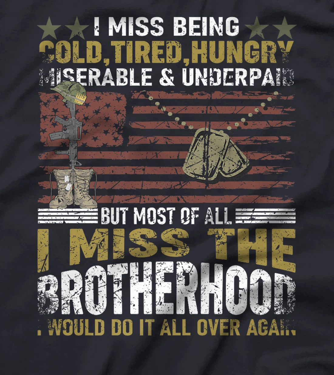 Funny Retired Army Veteran Soldier Premium T-Shirt