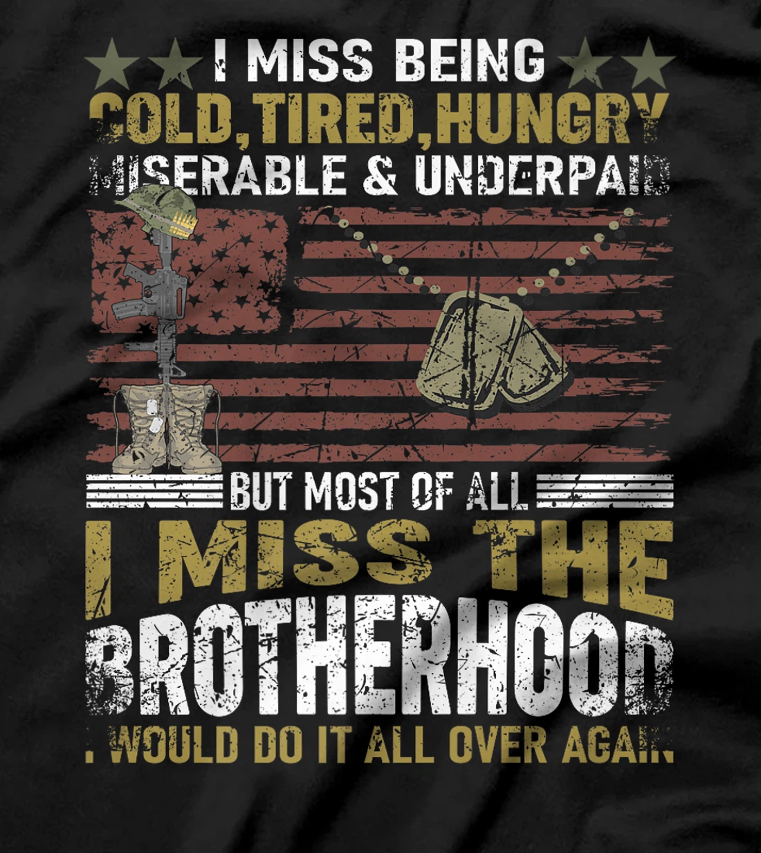 Funny Retired Army Veteran Soldier Premium T-Shirt