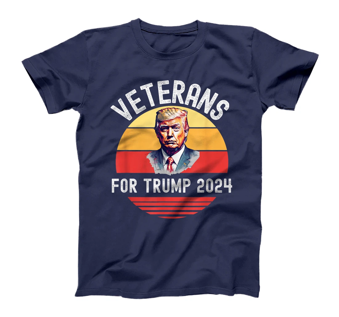 Womens Veterans For Trump 2024, Donald Trump For President 2024 T-Shirt