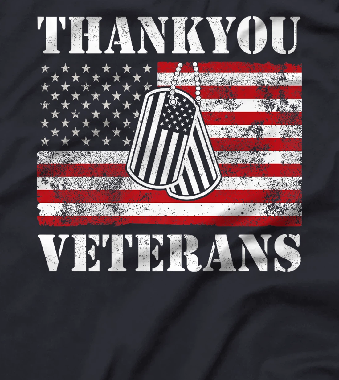 Veterans Day Thank You Veterans American Flag Patriotic Premium T-Shirt