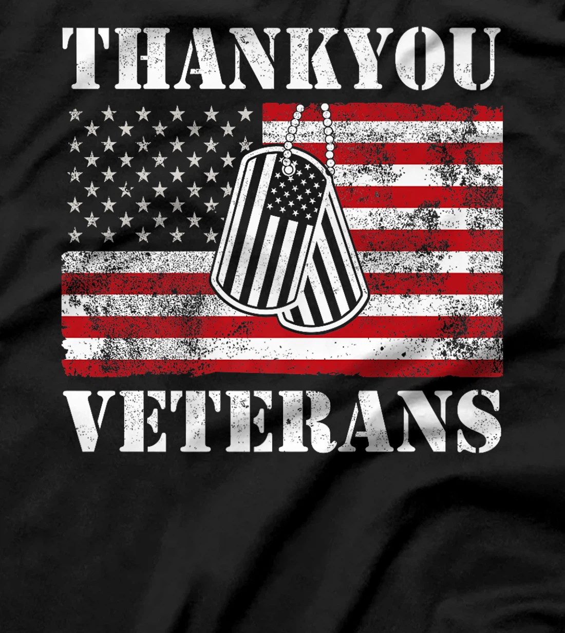 Veterans Day Thank You Veterans American Flag Patriotic Premium T-Shirt