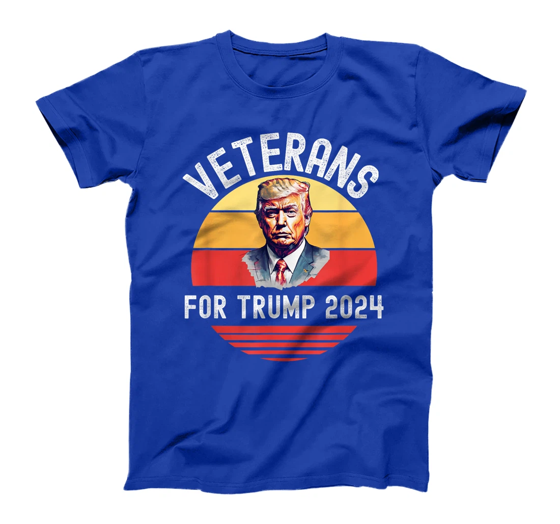 Womens Veterans For Trump 2024, Donald Trump For President 2024 T-Shirt