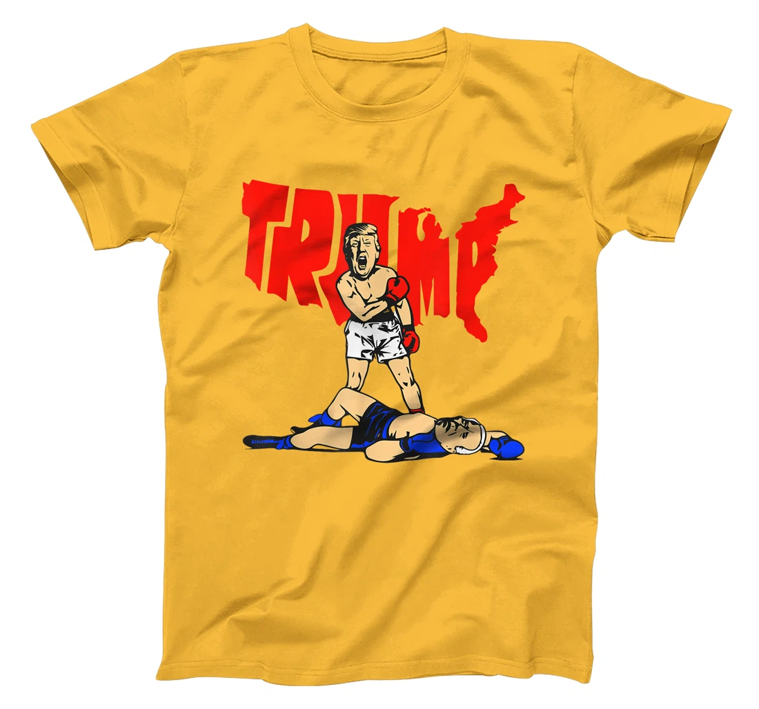 Pro Trump Vs Biden Boxing Rematch Match President Debate T-Shirt