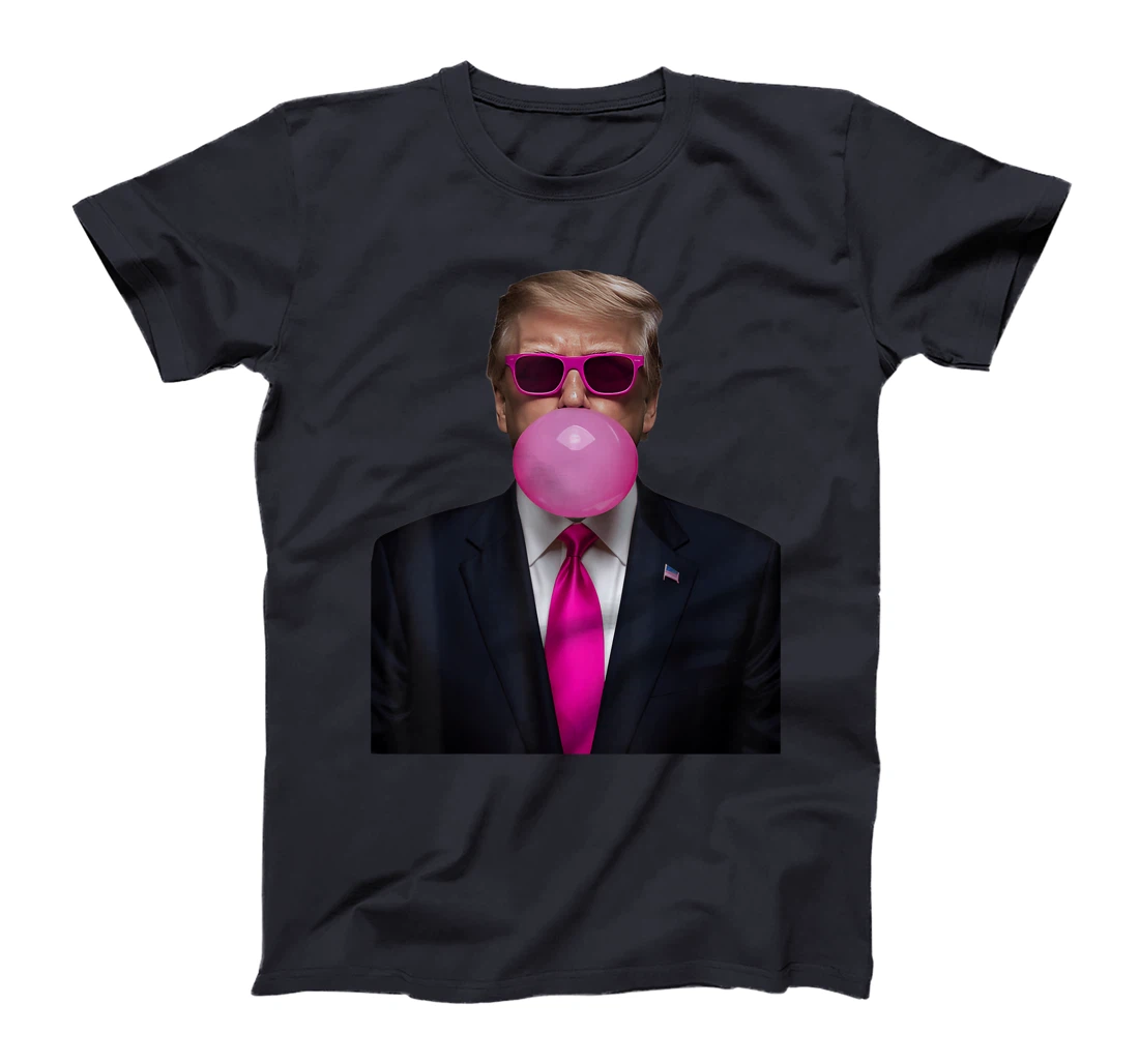 Pink Trump Bubble Gum Shirt 2024 Vote President Funny Cute T-Shirt