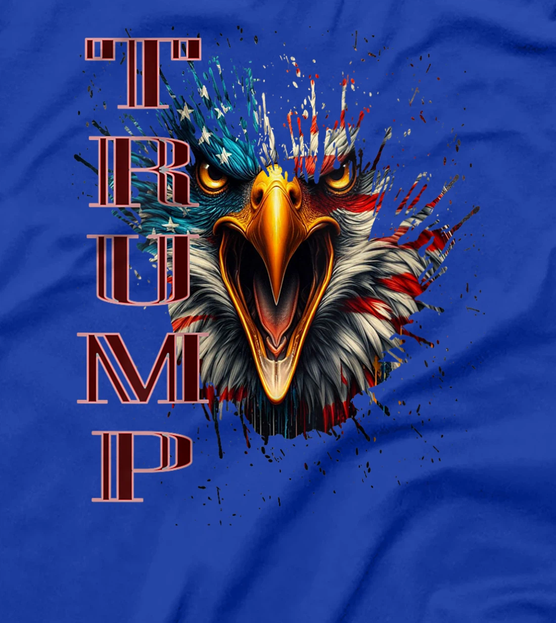 Womens MAGA BALD EAGLE TAKE BACK AMERICA, Donald Trump Supporter T-Shirt