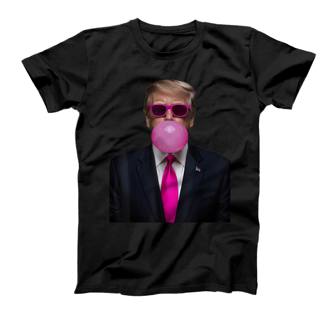 Pink Trump Bubble Gum Shirt 2024 Vote President Funny Cute T-Shirt