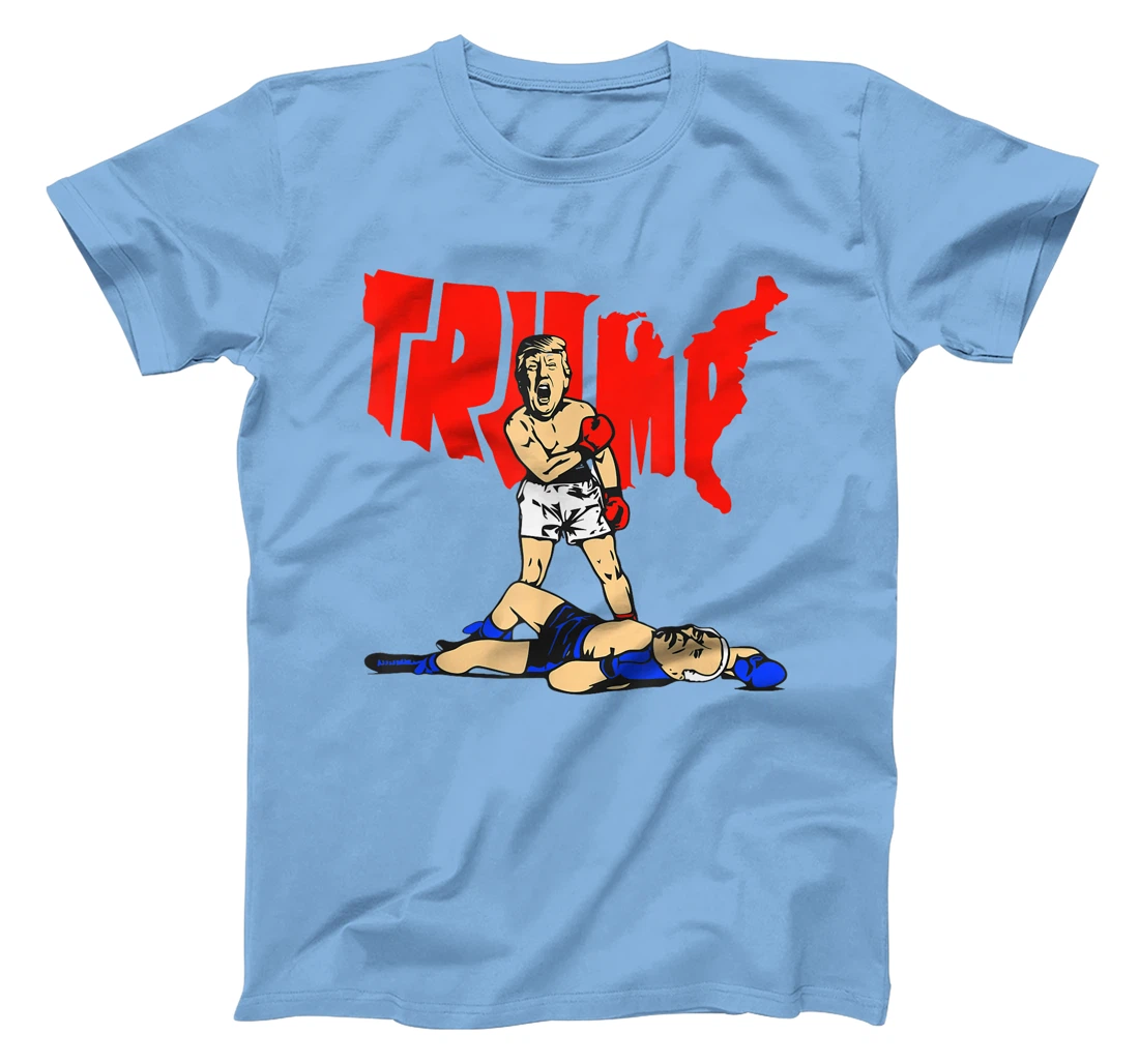 Pro Trump Vs Biden Boxing Rematch Match President Debate T-Shirt