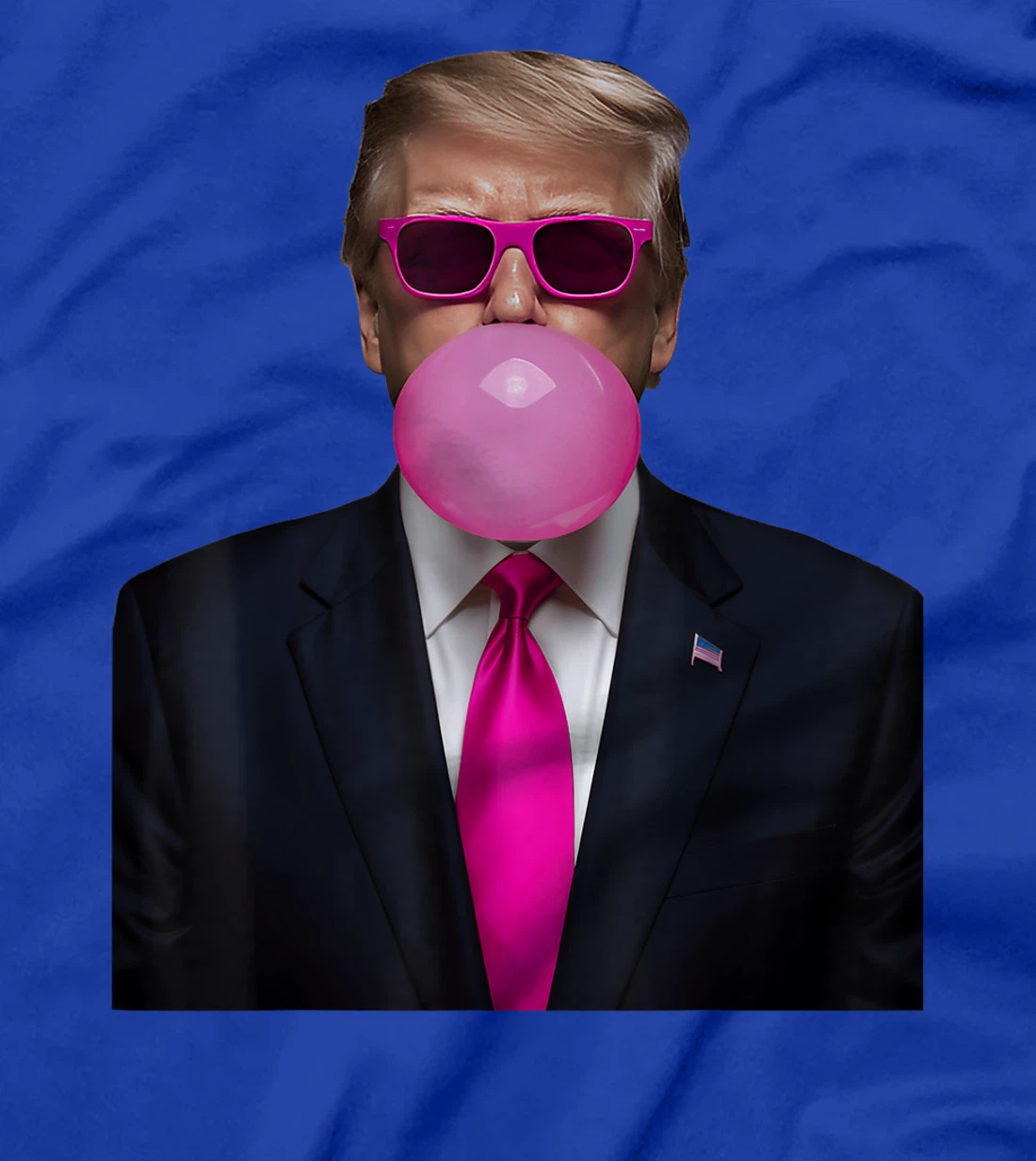 Pink Trump Bubble Gum Shirt 2024 Vote President Funny Cute T-Shirt