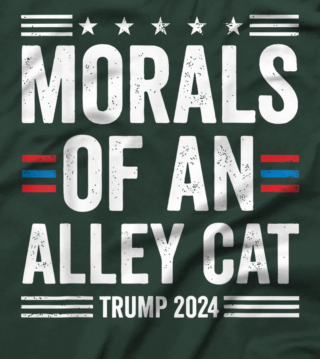 Morals Of An Alley Cat Trump 2024 Trump Biden Debates 2024 T-Shirt