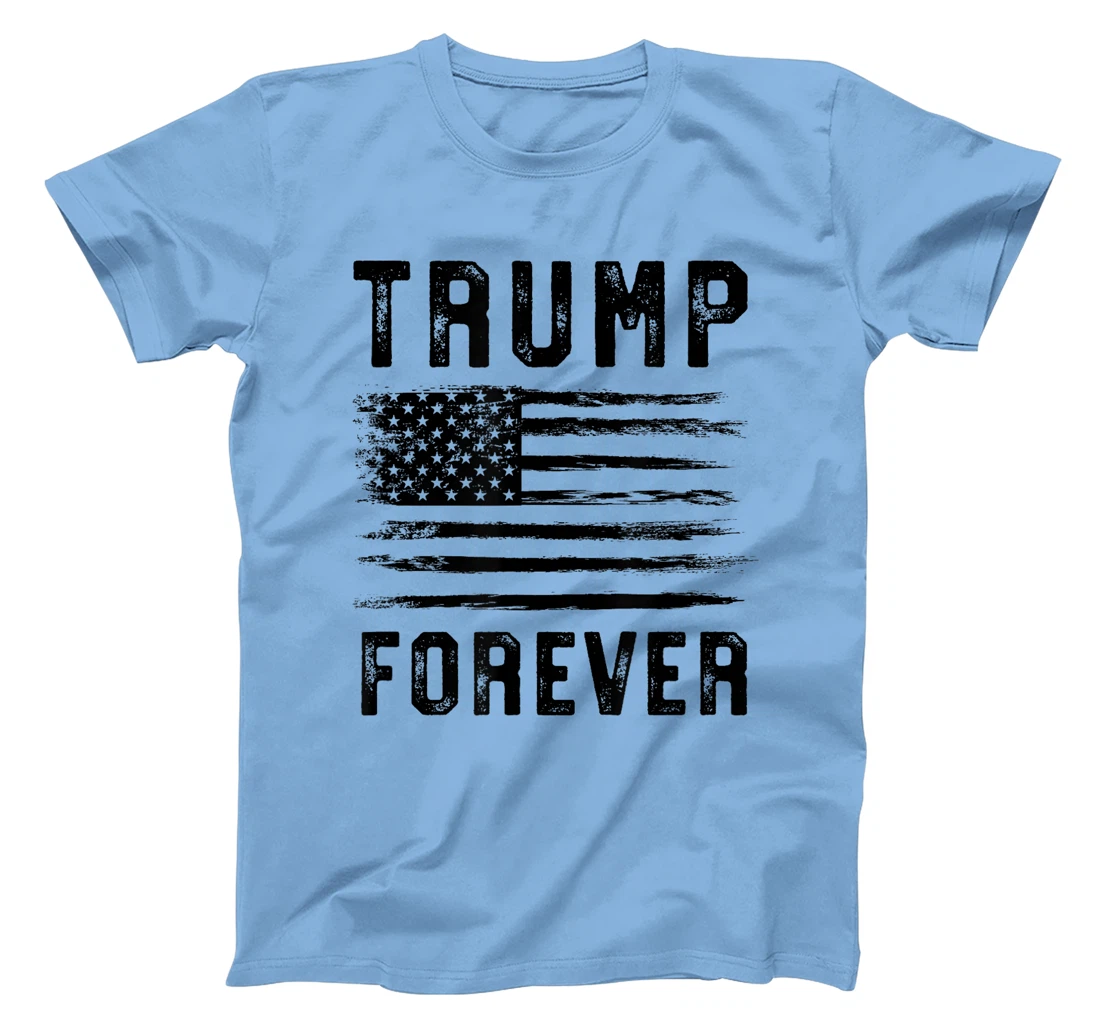 Trump 2024 Grunge Flag Trump Forever 2024 4Eva Trump 2024 T-Shirt