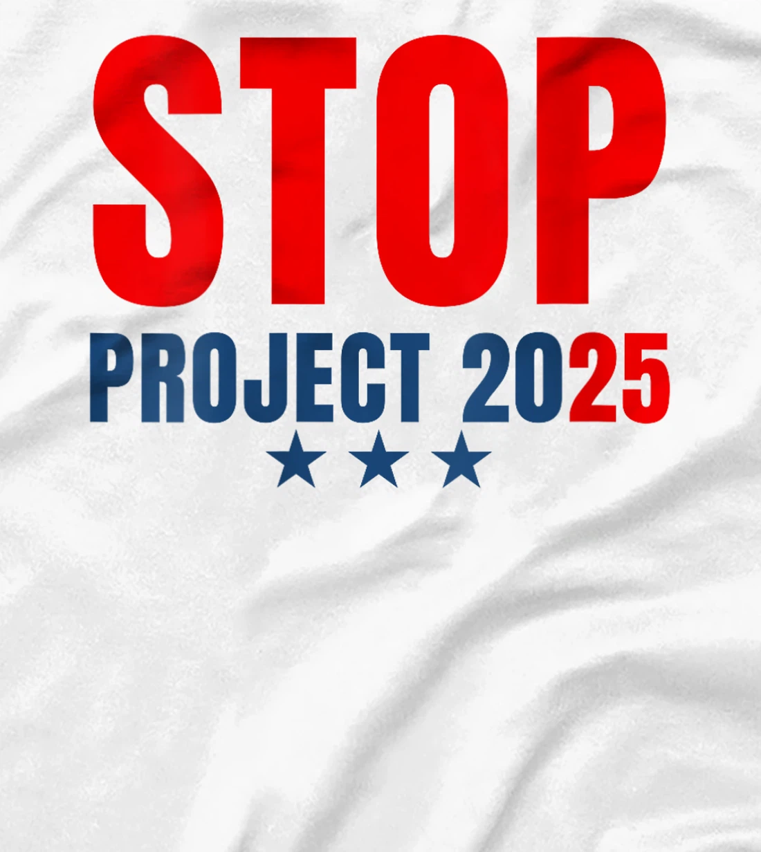 Womens Stop Project 2025 Trump's Project Anti Trump T-Shirt