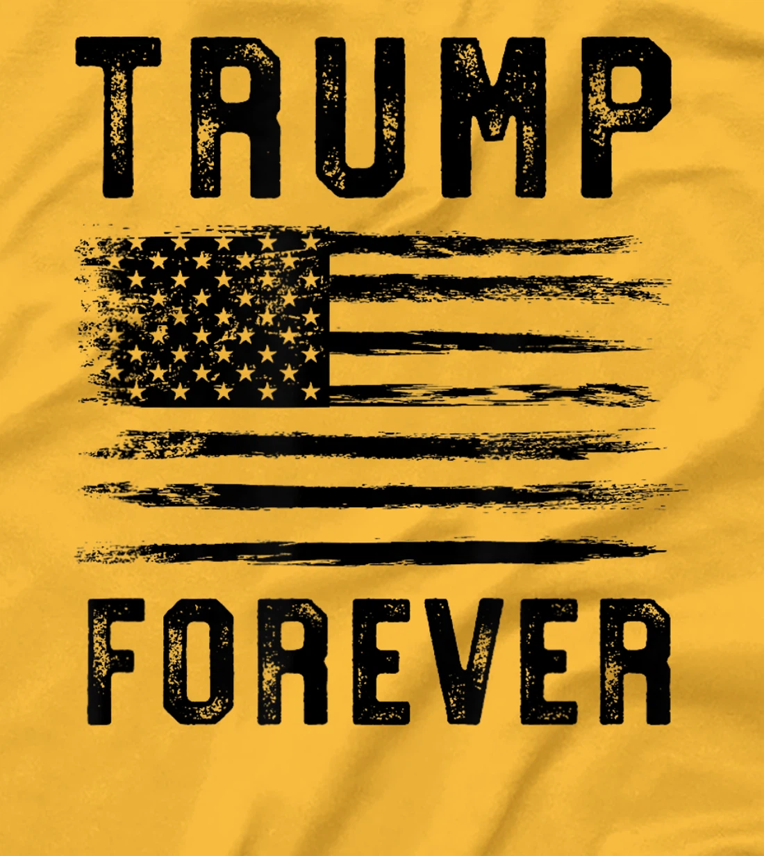 Trump 2024 Grunge Flag Trump Forever 2024 4Eva Trump 2024 T-Shirt