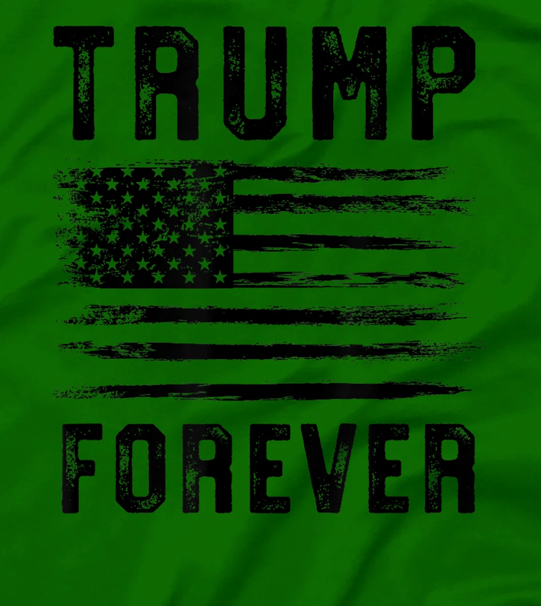 Trump 2024 Grunge Flag Trump Forever 2024 4Eva Trump 2024 T-Shirt