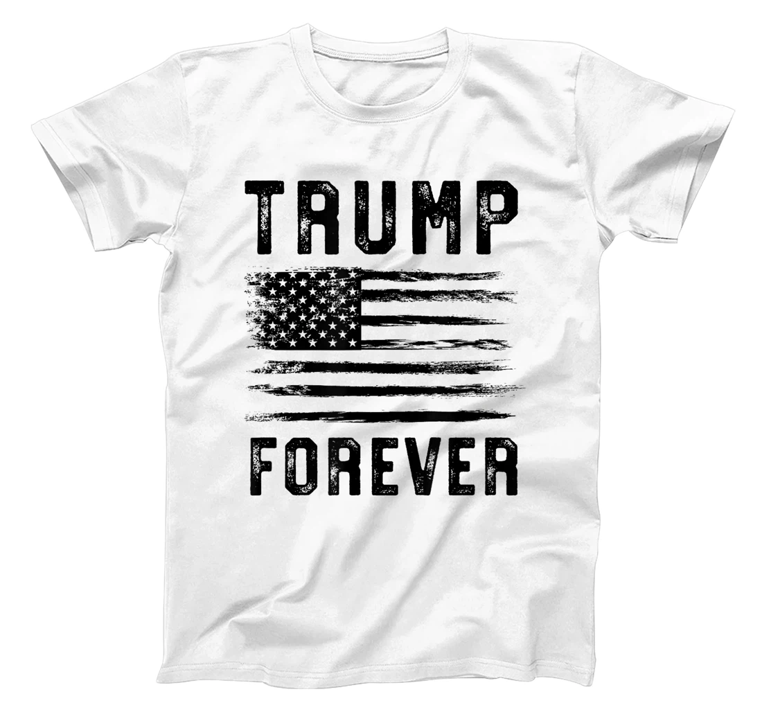 Trump 2024 Grunge Flag Trump Forever 2024 4Eva Trump 2024 T-Shirt