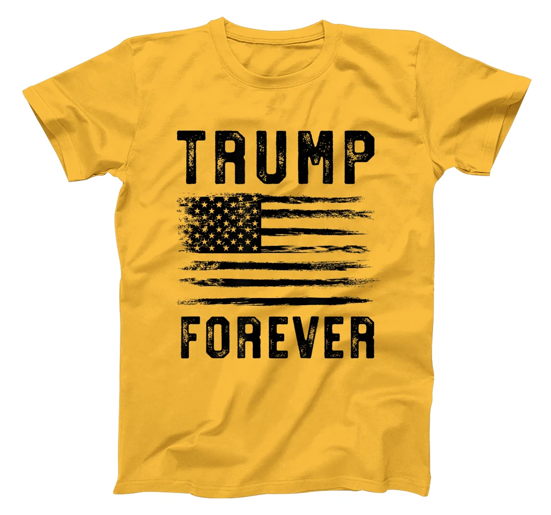Trump 2024 Grunge Flag Trump Forever 2024 4Eva Trump 2024 T-Shirt