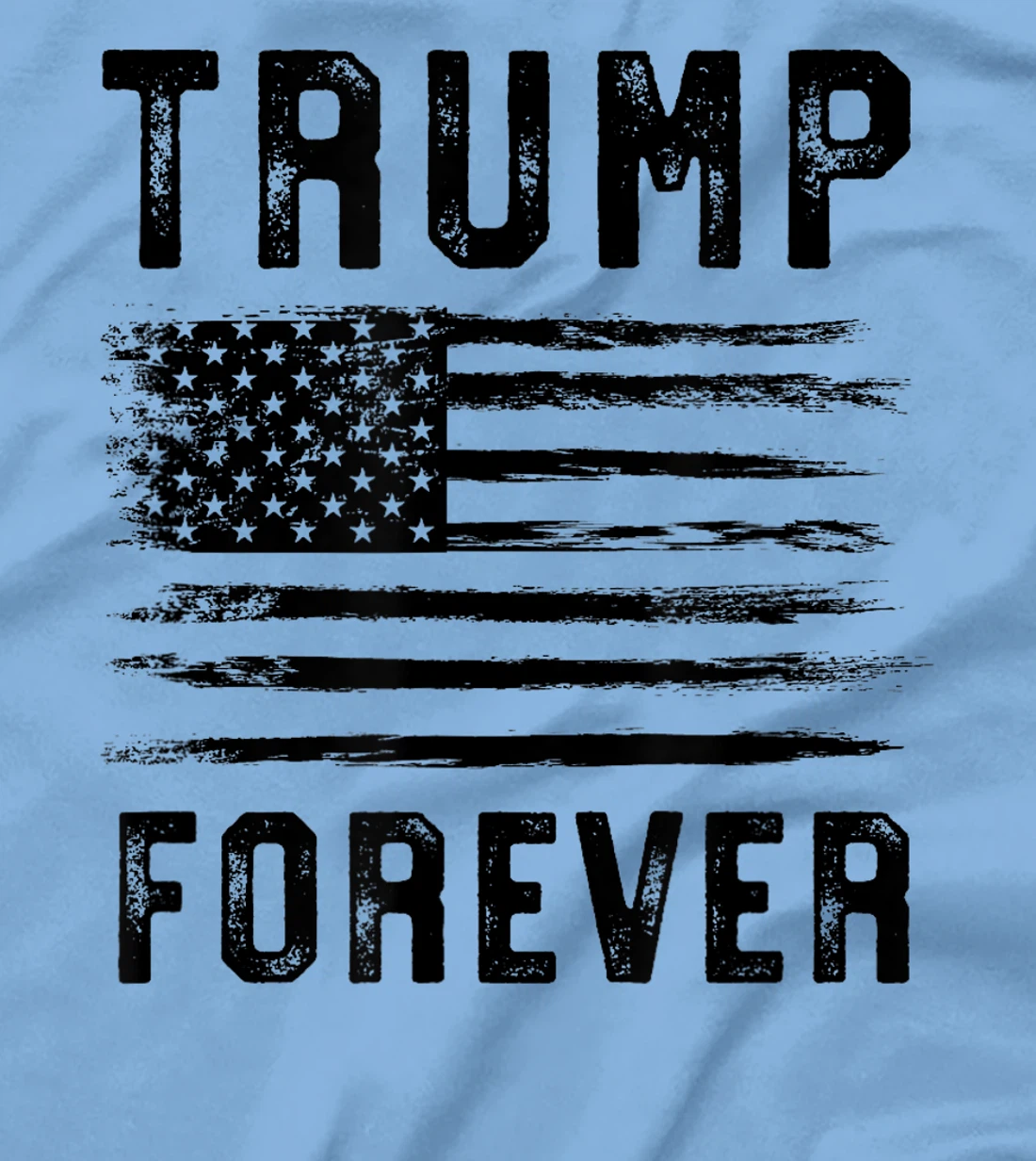 Trump 2024 Grunge Flag Trump Forever 2024 4Eva Trump 2024 T-Shirt