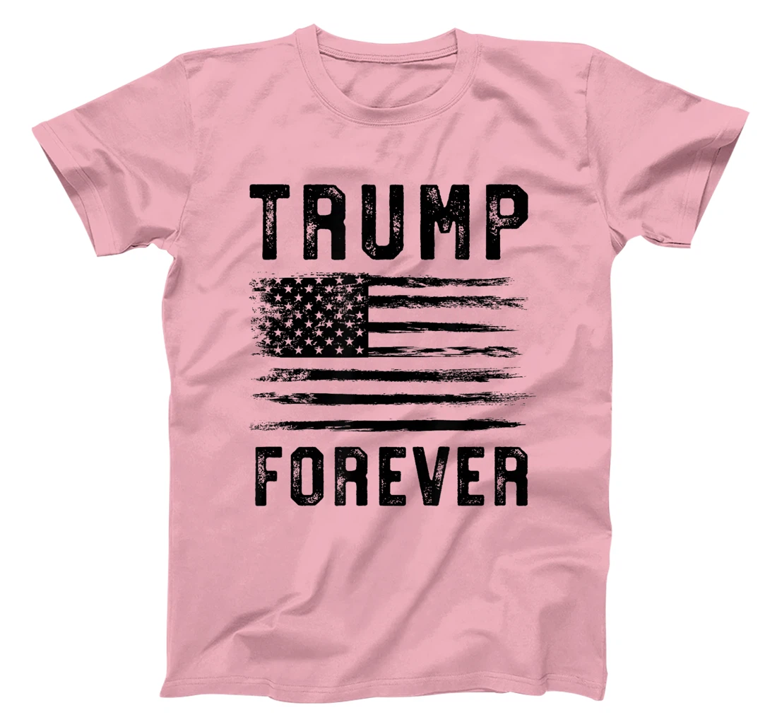 Trump 2024 Grunge Flag Trump Forever 2024 4Eva Trump 2024 T-Shirt