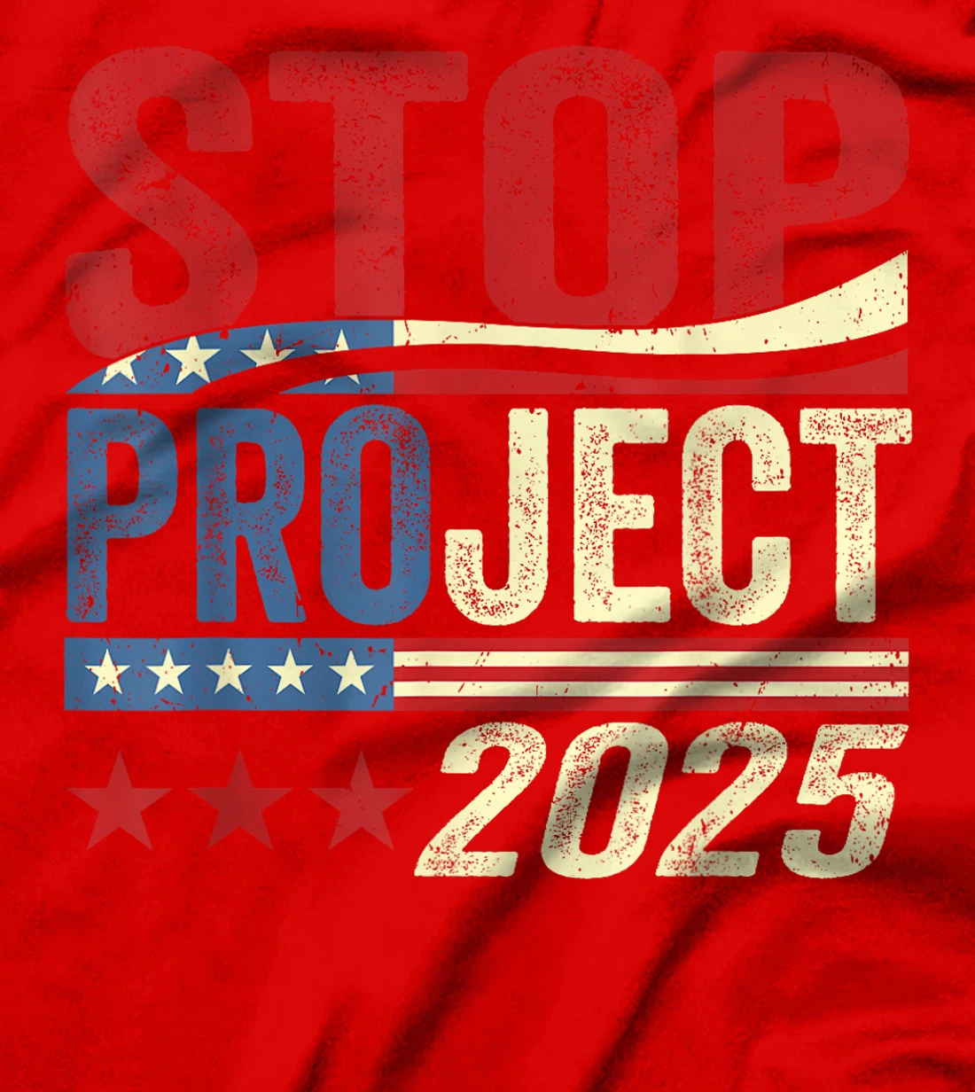 Retro Stop Project 2025 Trump's Project Anti Trump T-Shirt