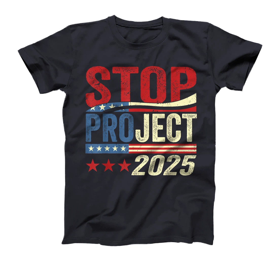 Retro Stop Project 2025 Trump's Project Anti Trump T-Shirt