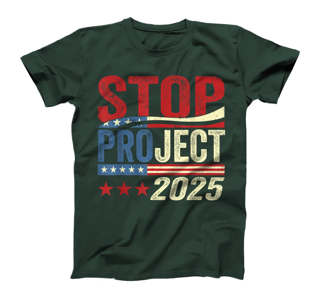 Retro Stop Project 2025 Trump's Project Anti Trump T-Shirt