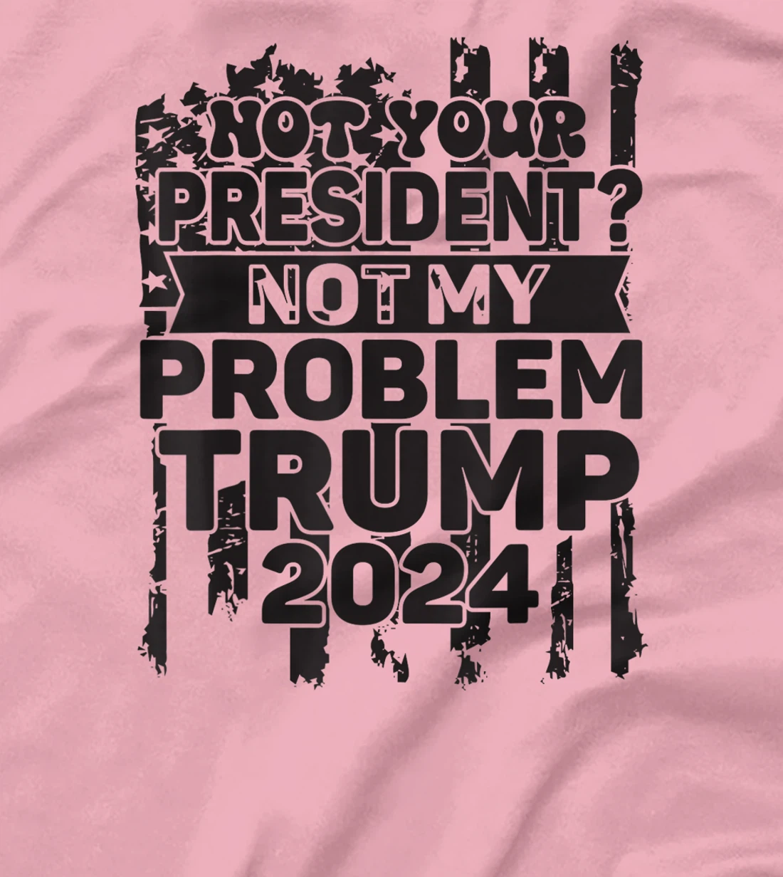 Not Your President Not My Problem Trump 2024 Trump Election T-Shirt