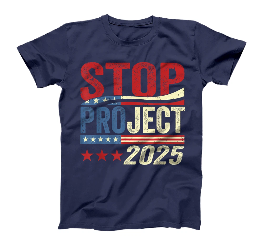 Retro Stop Project 2025 Trump's Project Anti Trump T-Shirt