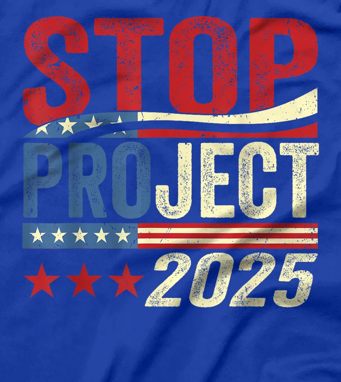 Retro Stop Project 2025 Trump's Project Anti Trump T-Shirt