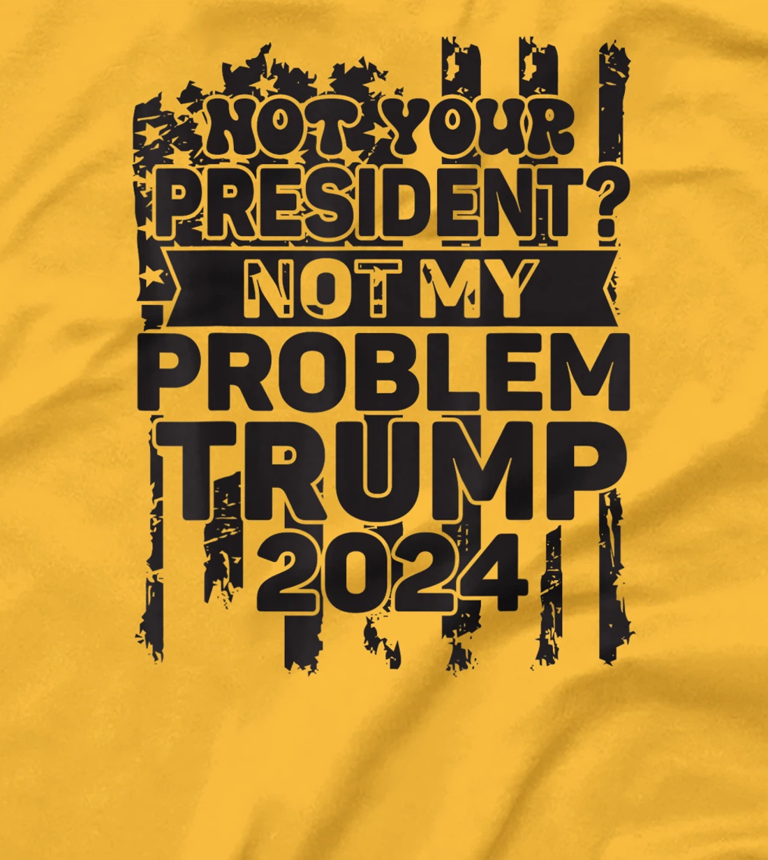 Not Your President Not My Problem Trump 2024 Trump Election T-Shirt