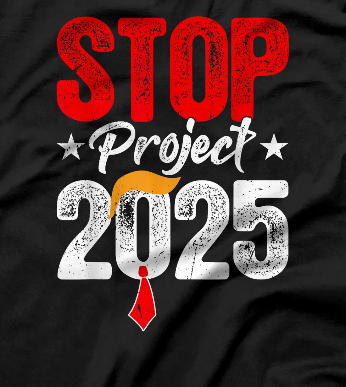 Retro Stop Project 2025 Trump's Project Anti Trump T-Shirt