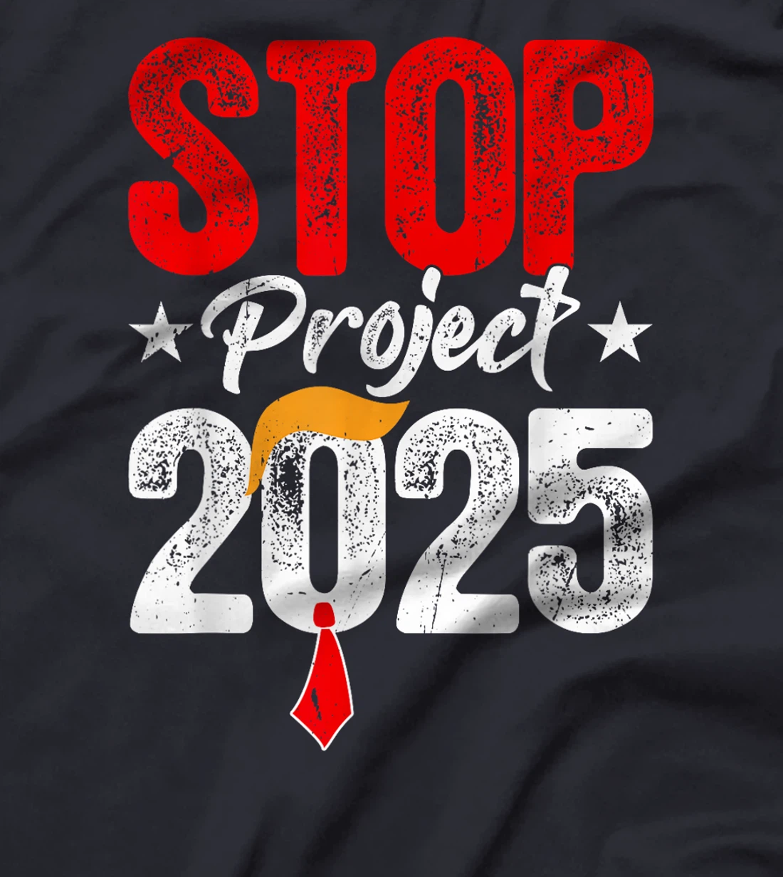 Retro Stop Project 2025 Trump's Project Anti Trump T-Shirt