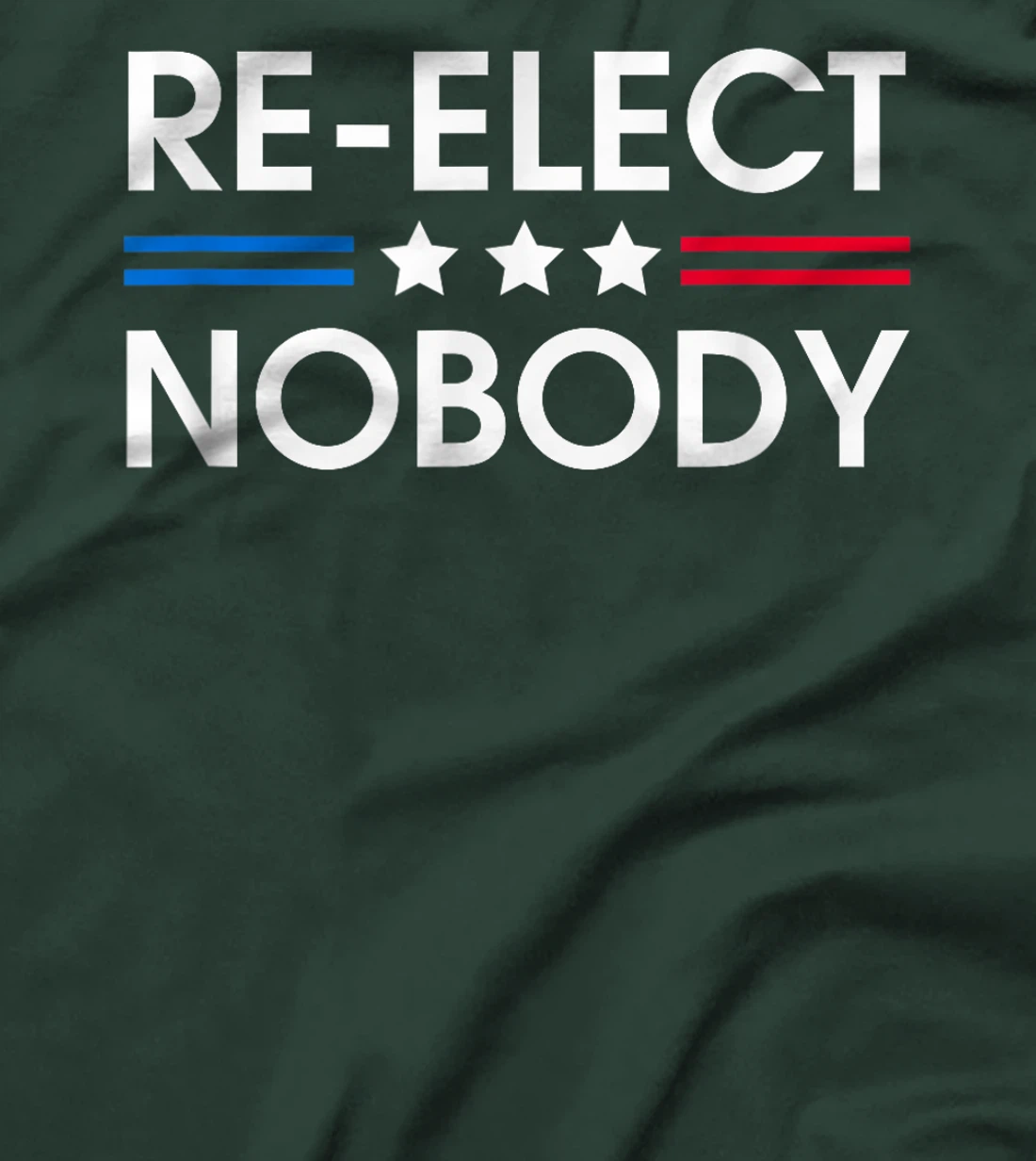 Re-elect Nobody No Trump No Biden Presidential Election 2024 T-Shirt