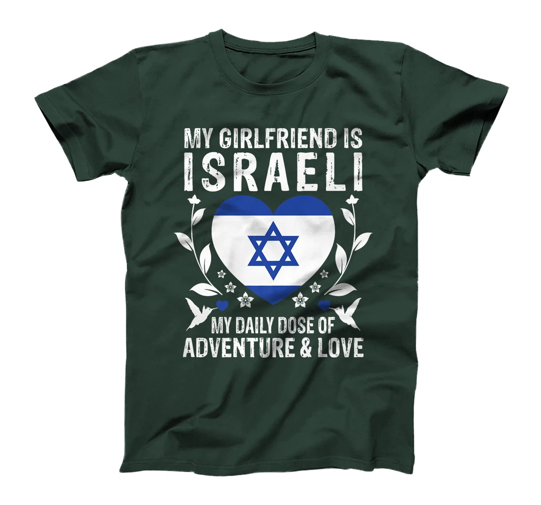 My Girlfriend Is Israeli Girlfriend Israel Flag Premium T-Shirt